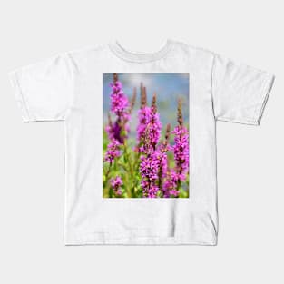 Purple-Loosestrife Kids T-Shirt